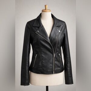 Faux Leather Jacket
